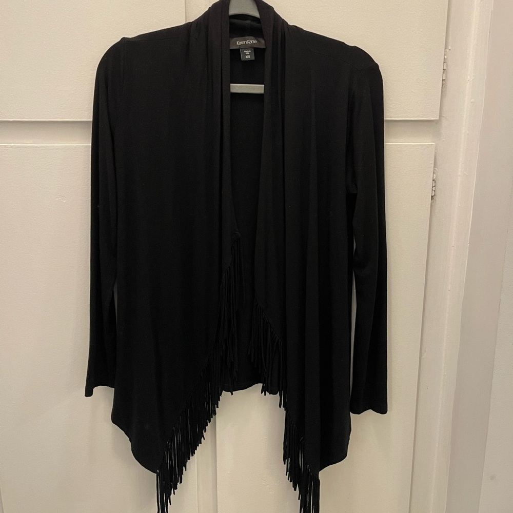 Karen Kane Draped Open Cardigan